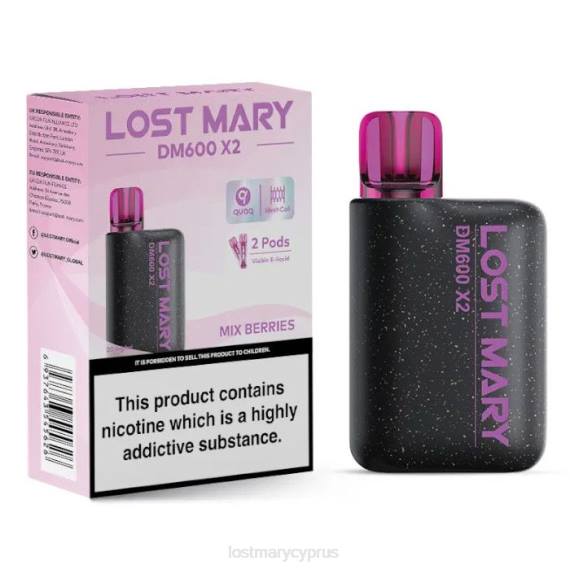 χαμένος ατμός μιας χρήσης mary dm600 x2 ανακατέψτε τα μούρα LOST MARY vape puffs - 6ZP0T196